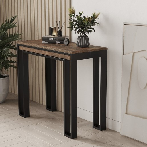 Консольный стол-трансформер F1 вид сбоку