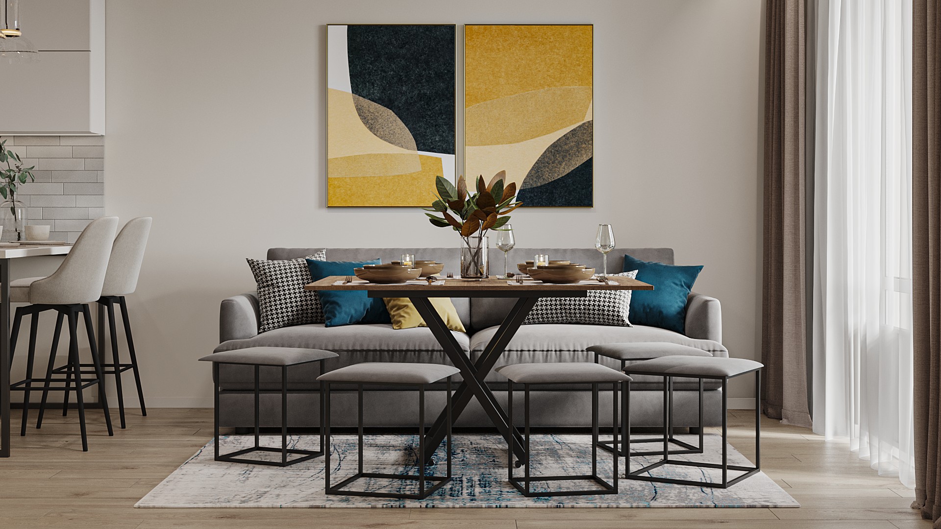 Стол-трансформер ALEDAR